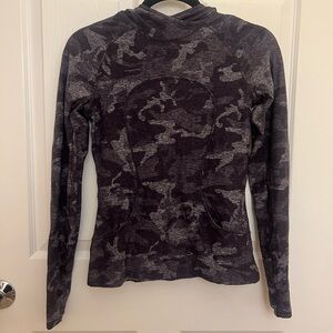 Lululemon On Repeat Rulu Hoodie | Incognito Camo HTR Black